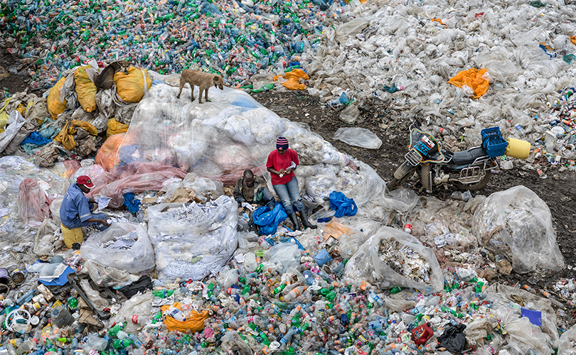 Dandora Landfill #3, Plastics Recycling, Nairobi, Kenya  2016