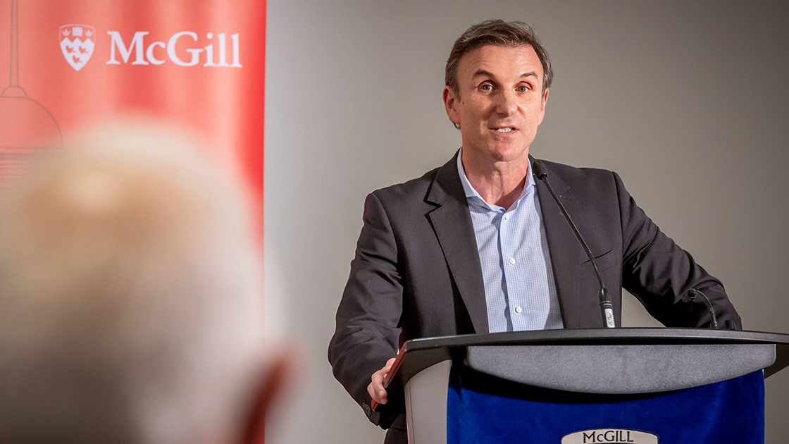 Dr. Gustavo Turecki, Chair of McGill’s Department of Psychiatry and Scientific Director of the Douglas Institute